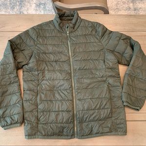 Old Navy Mens Puffer Jacket sz S NWOT green